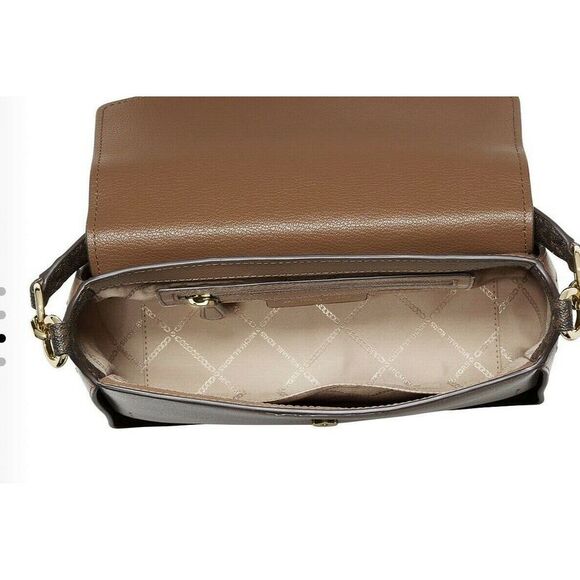 Michael Kors Sylvia Medium Convertible Flap Leather Shoulder Bag